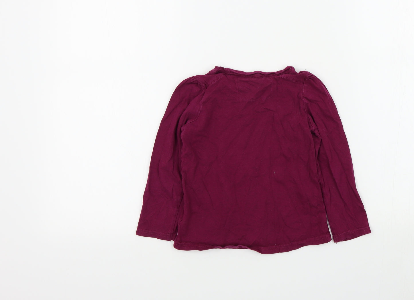 Sweet Millie Girls Purple Colourblock  Basic T-Shirt Size 4 Years