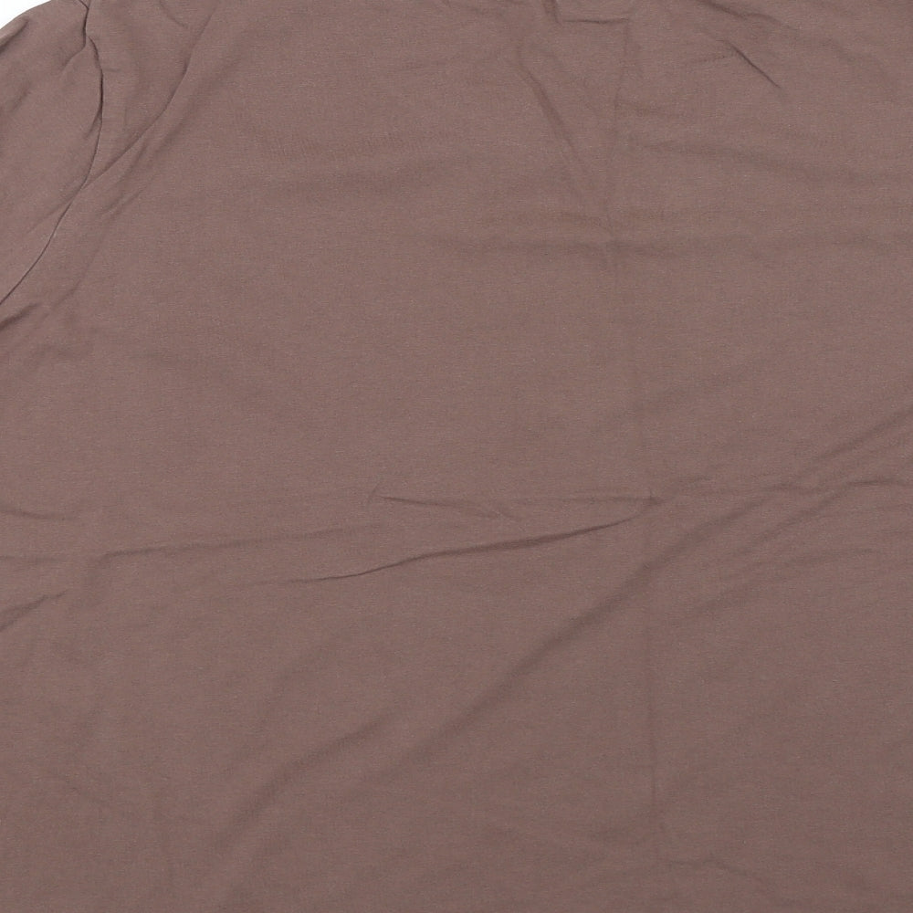 Damart Womens Brown   Basic T-Shirt Size 2XL