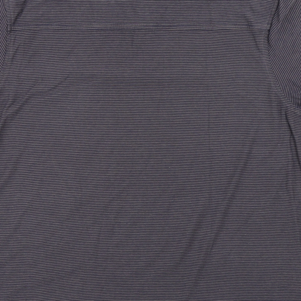 St George Mens Brown Striped   Polo Size XL