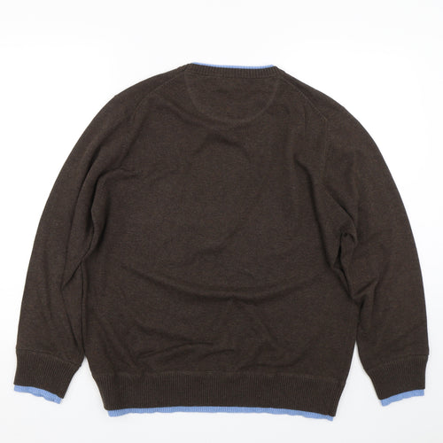 guise Mens Brown   Pullover Jumper Size L