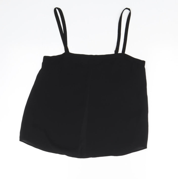 River Island Womens Black Basic Tank Size 10