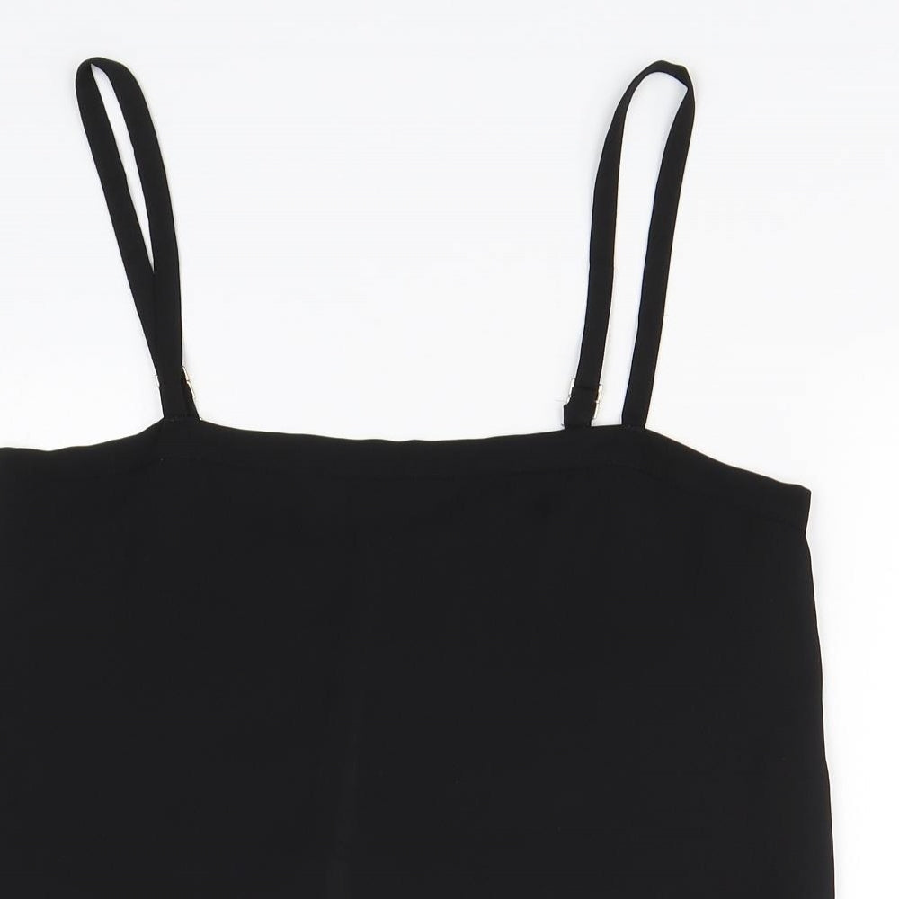 River Island Womens Black   Basic Tank Size 10