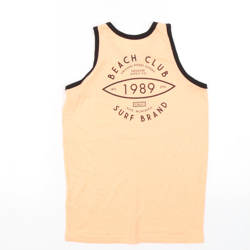Primark Boys Orange   Basic Tank Size 10-11 Years