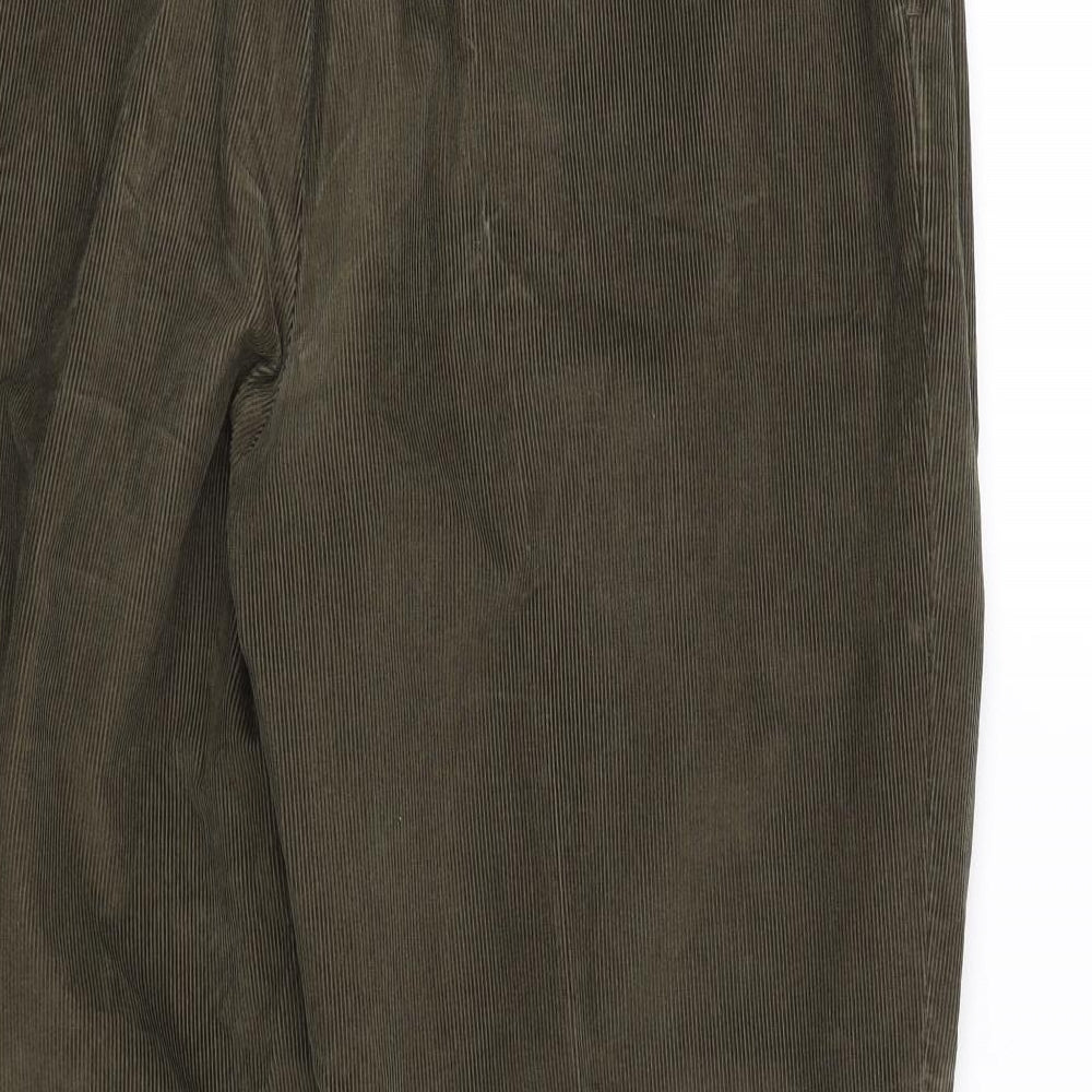 Lands End Mens Brown  Corduroy Trousers  Size 36 L25 in