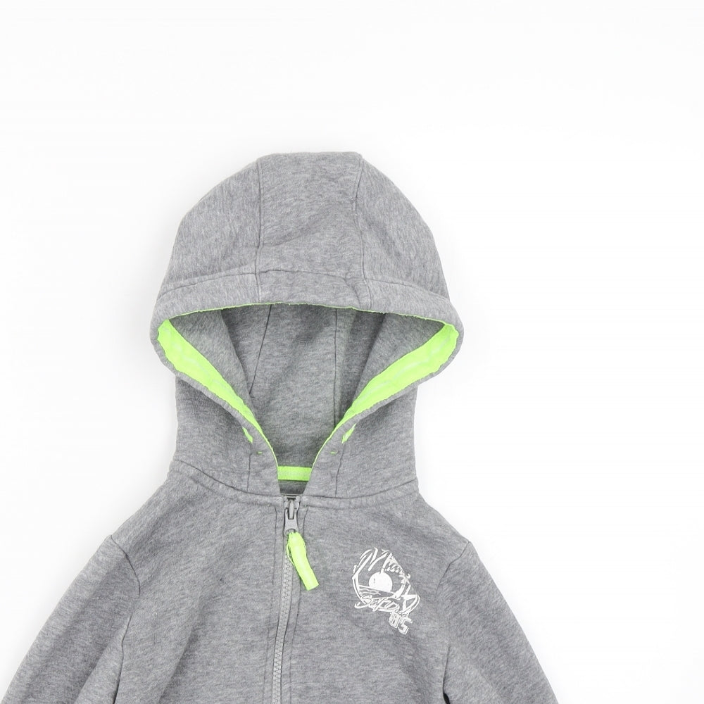 Matalan Boys Grey   Pullover Hoodie Size 6 Years