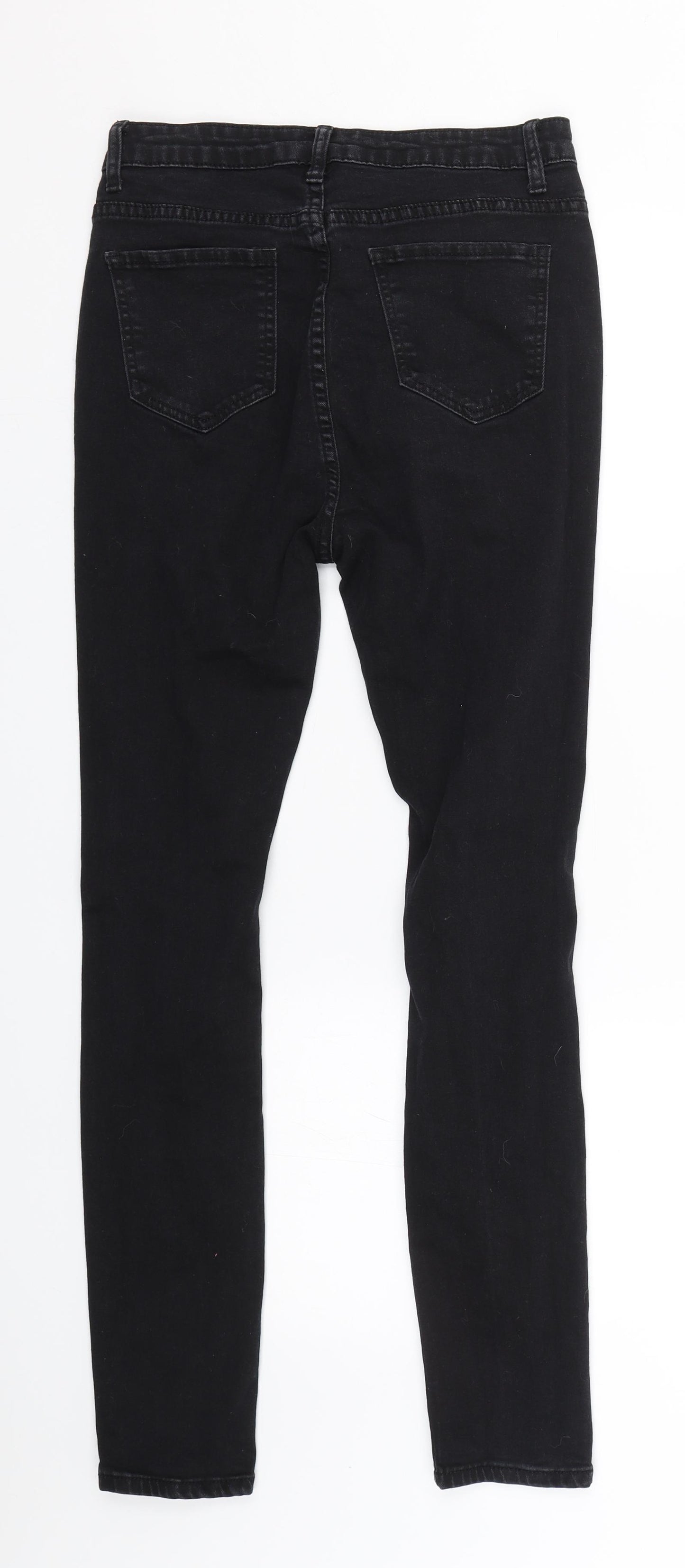 Shien Womens Black  Denim Skinny Jeans Size S L27 in