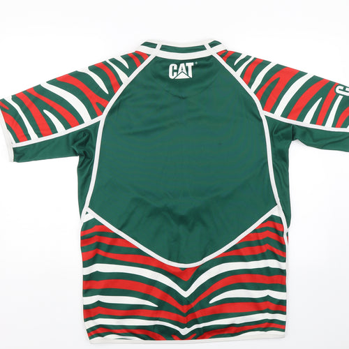 Canterbury Mens Multicoloured Animal Print  Basic T-Shirt Size L  - Leicester Tigers