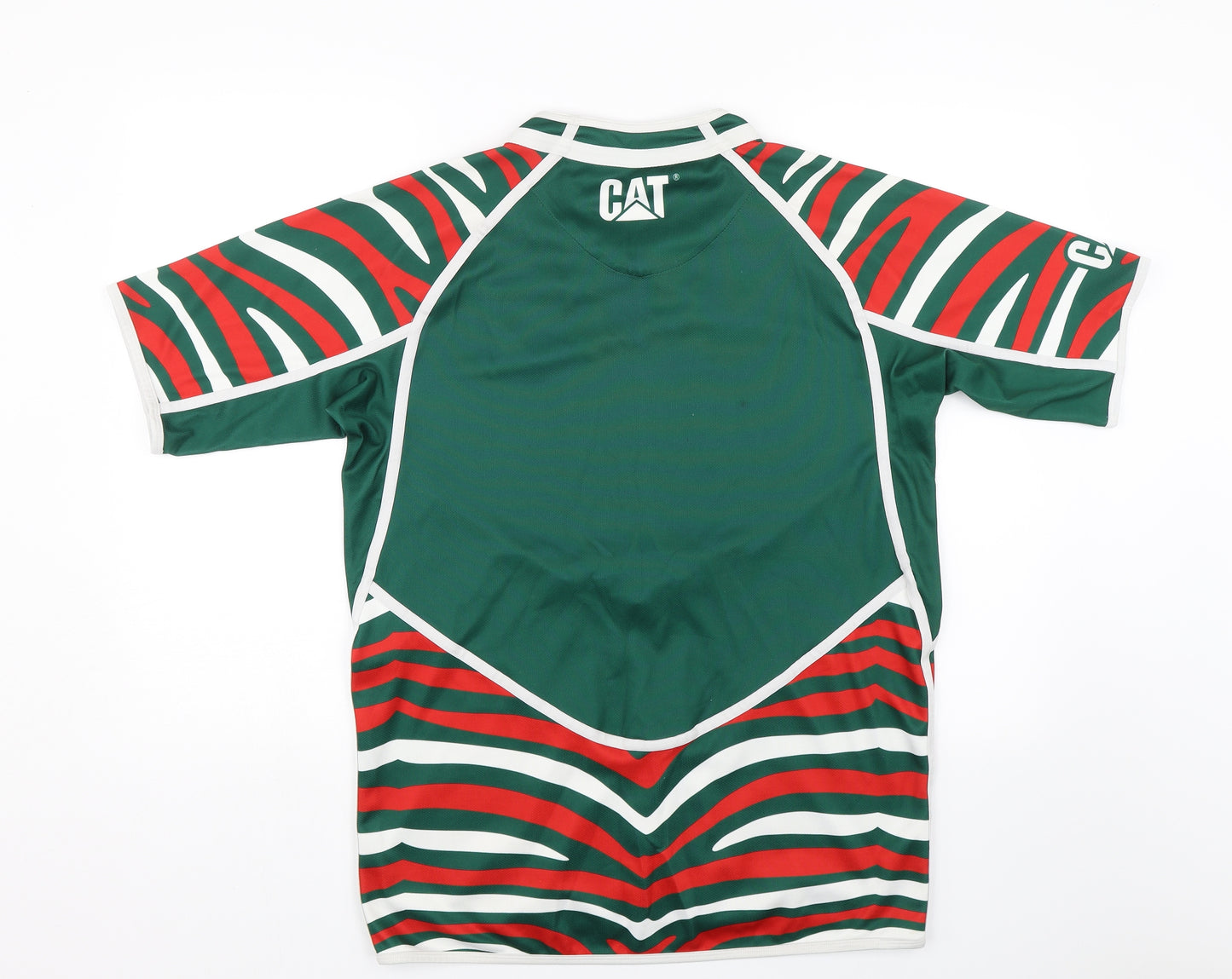 Canterbury Mens Multicoloured Animal Print  Basic T-Shirt Size L  - Leicester Tigers