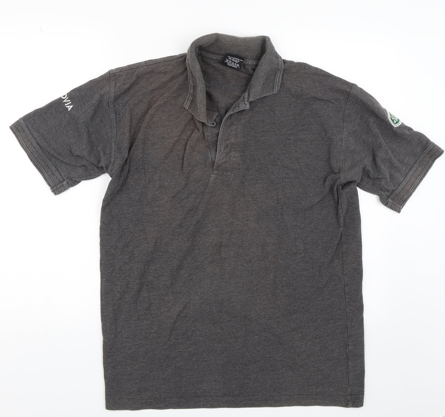 Orn  Mens Grey    Polo Size L  - Neovia x Land Rover