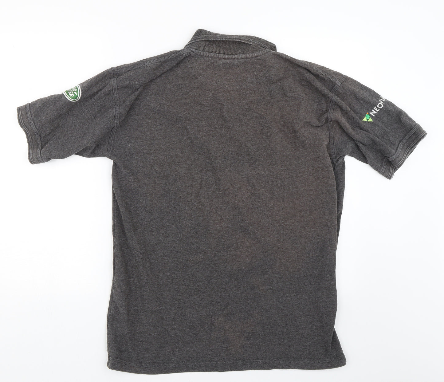 Orn  Mens Grey    Polo Size L  - Neovia x Land Rover