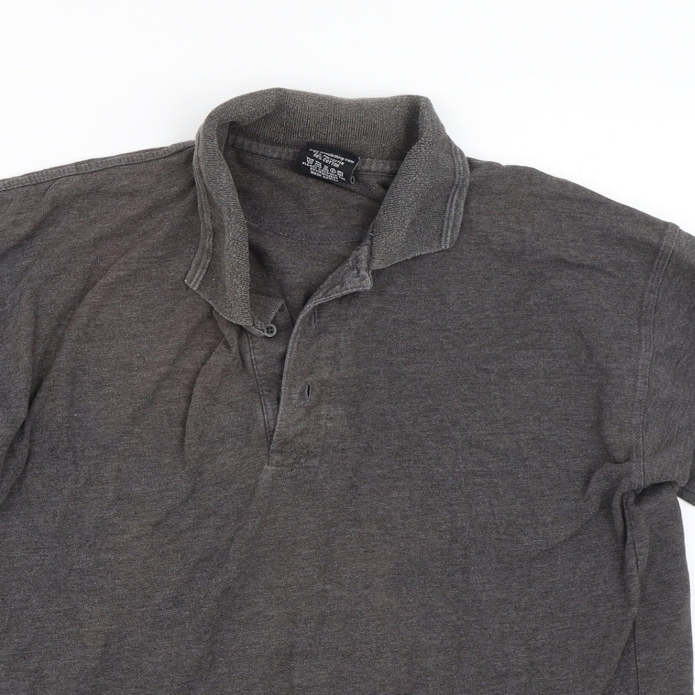 Orn  Mens Grey    Polo Size L  - Neovia x Land Rover