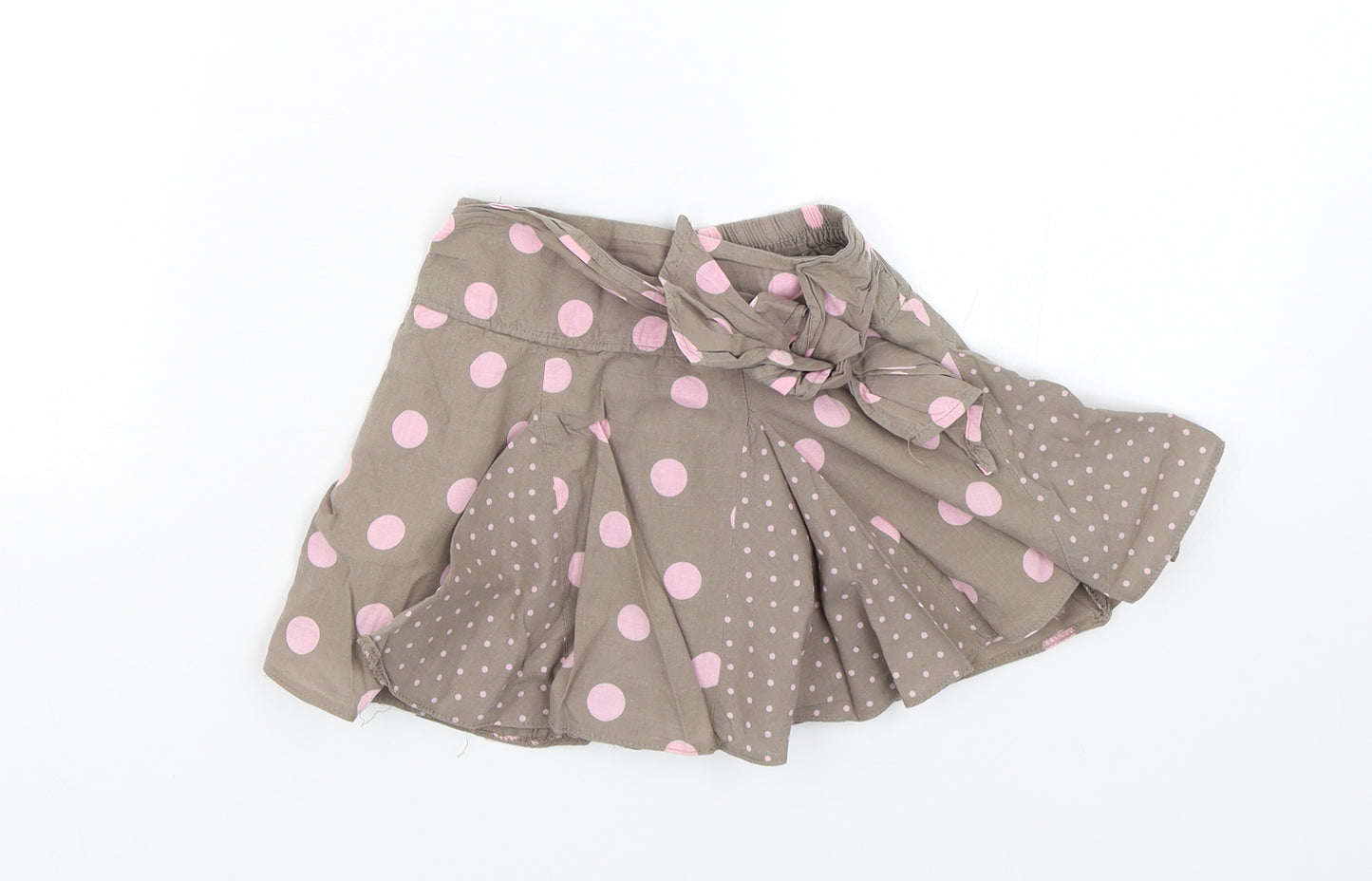 NEXT Baby Brown Polka Dot  Mini Skirt Size 9-12 Months