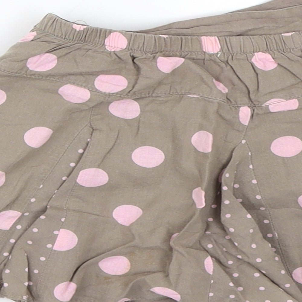 NEXT Baby Brown Polka Dot  Mini Skirt Size 9-12 Months