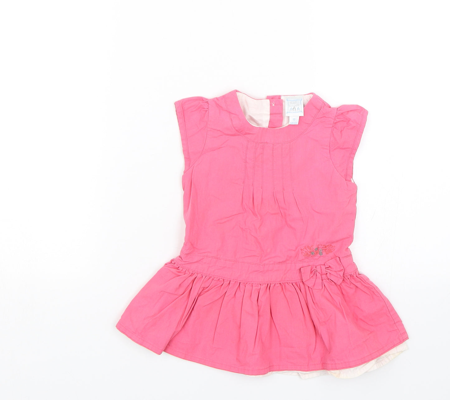 Cadet rousselle Girls Pink   Tank Dress  Size 18 Months