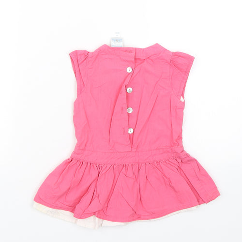 Cadet rousselle Girls Pink   Tank Dress  Size 18 Months