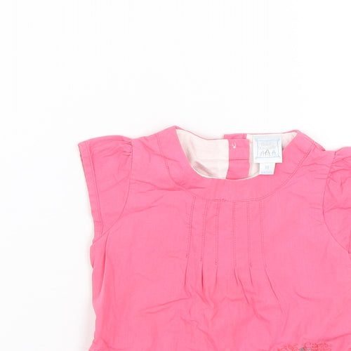 Cadet rousselle Girls Pink   Tank Dress  Size 18 Months