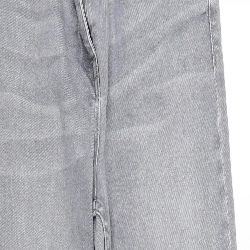 NEXT Womens Grey  Denim Skinny Jeans Size 12 L28 in