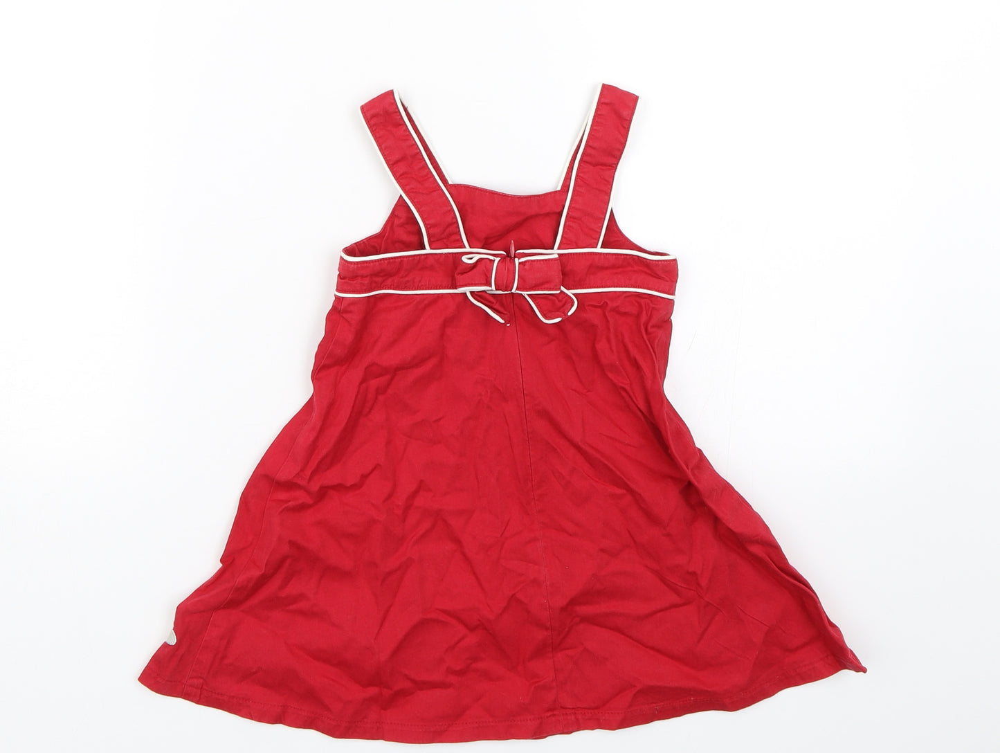 Topalina Girls Red   Tank Dress  Size 12 Months