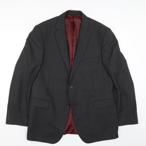 M&S Mens Grey   Jacket Suit Jacket Size M