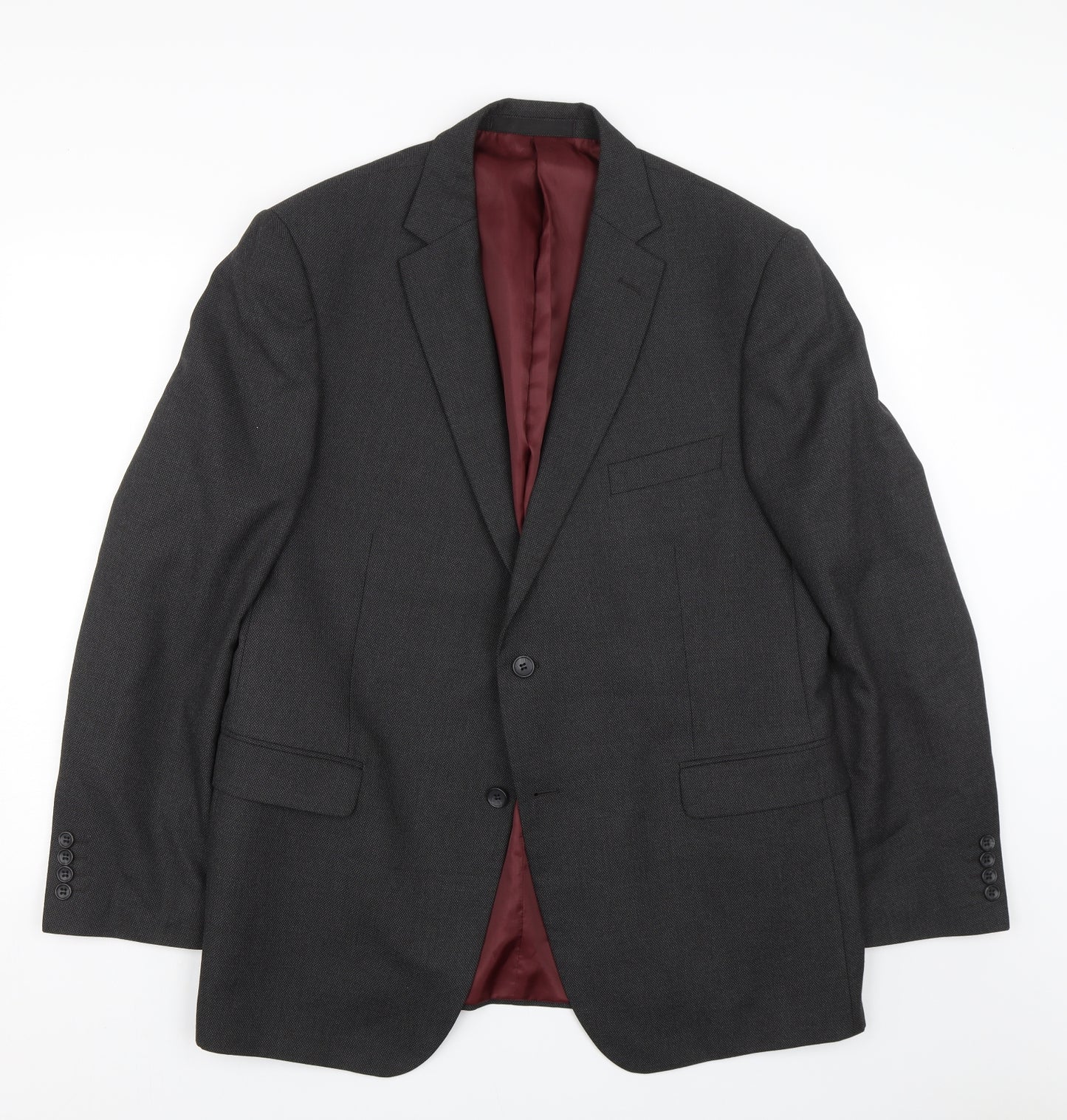 M&S Mens Grey   Jacket Suit Jacket Size M