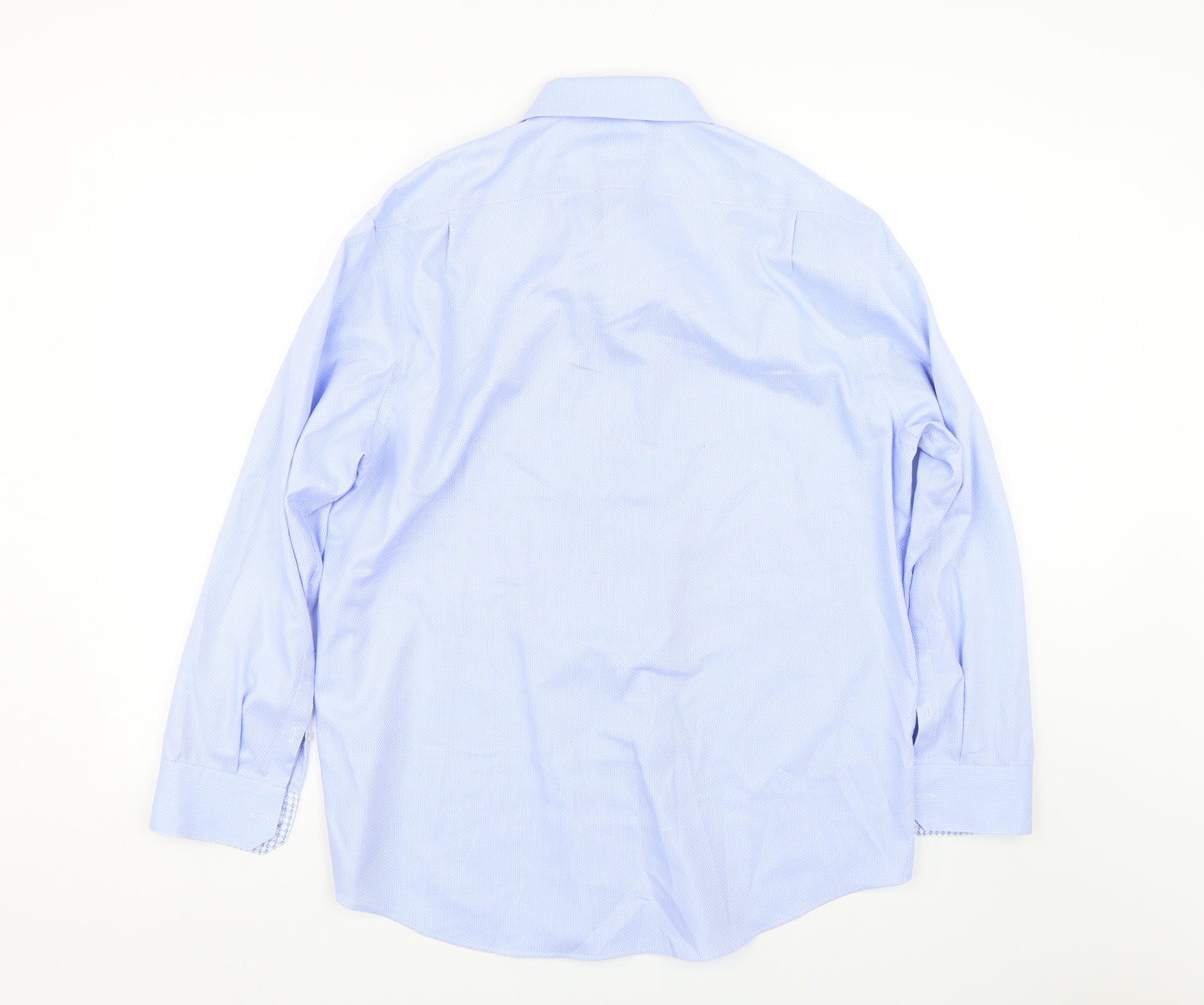 Ryan Seacrest Mens Blue    Dress Shirt Size 16.5