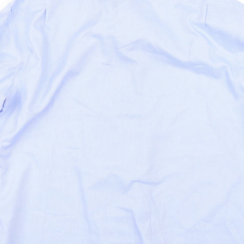 Ryan Seacrest Mens Blue    Dress Shirt Size 16.5