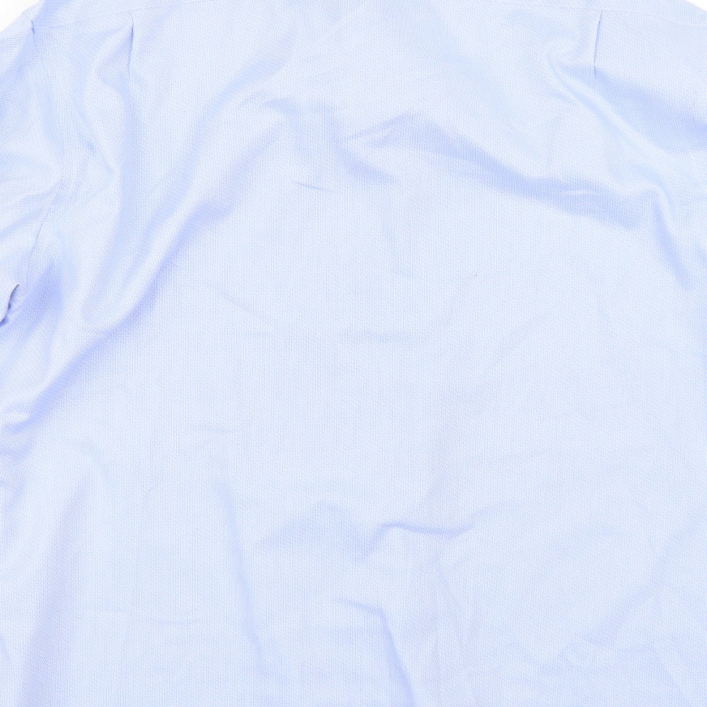 Ryan Seacrest Mens Blue    Dress Shirt Size 16.5