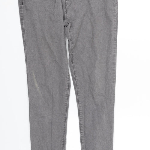 Denim co Womens Grey  Denim Skinny Jeans Size 14 L30 in