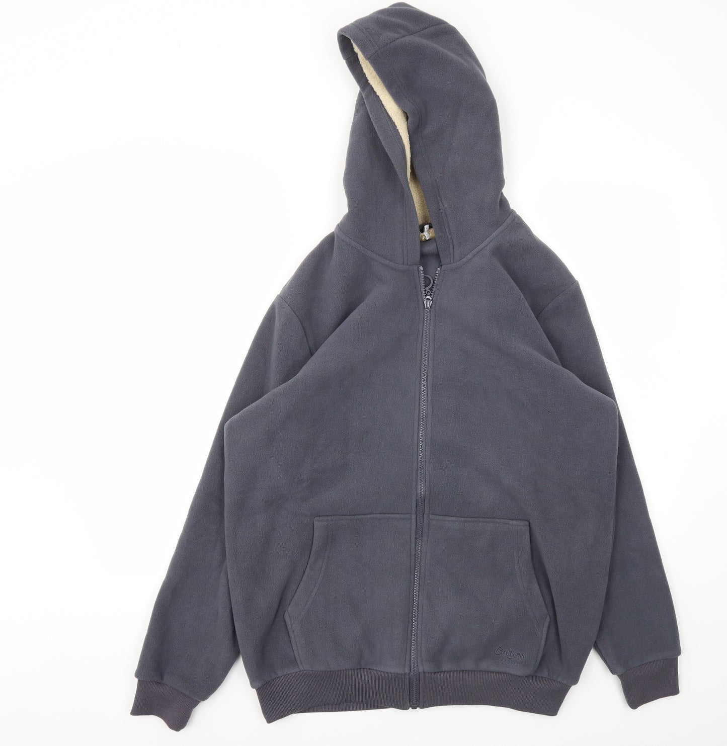 Cotton Traders Mens Grey   Full Zip Jumper Size M