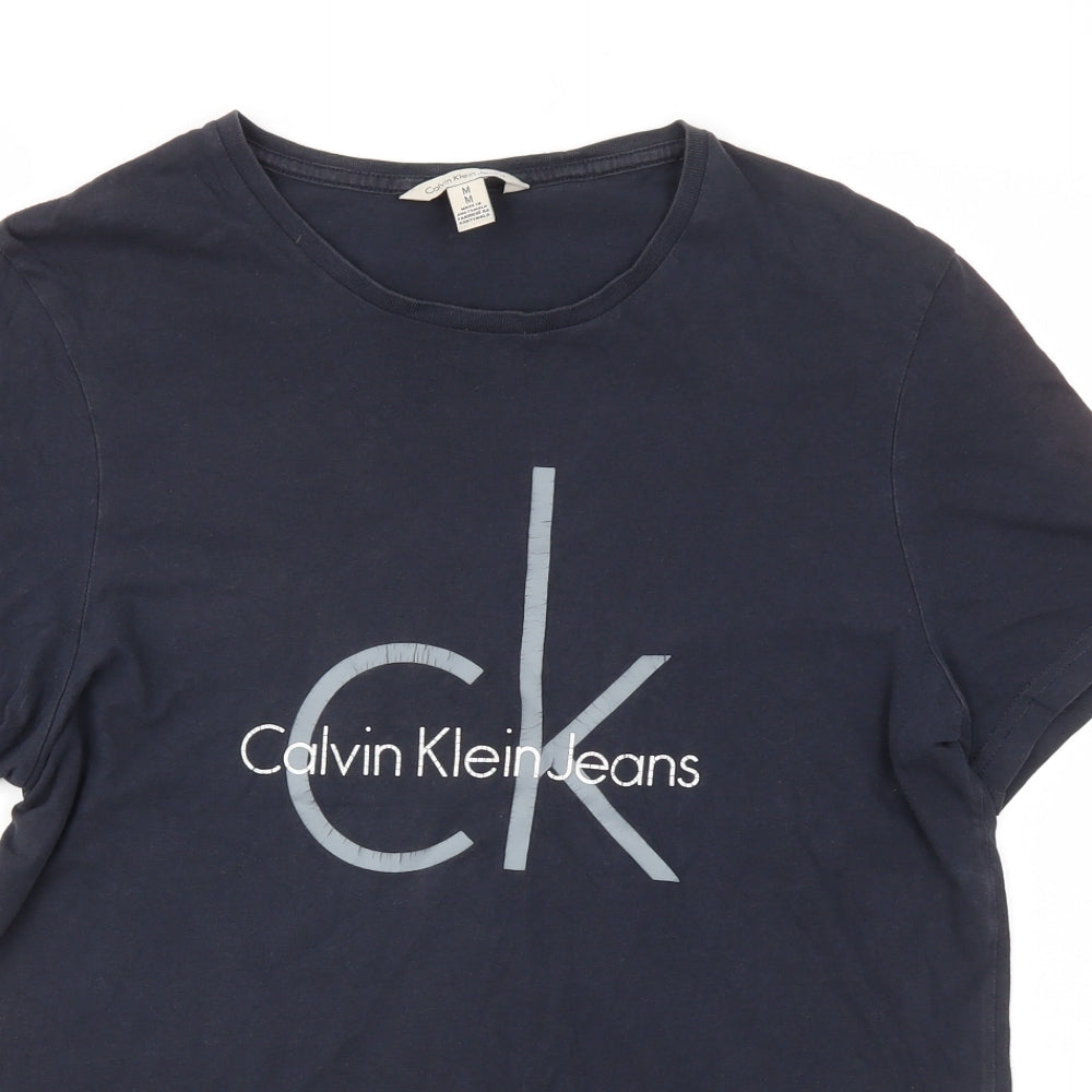 Calvin klien Mens Blue    T-Shirt Size M