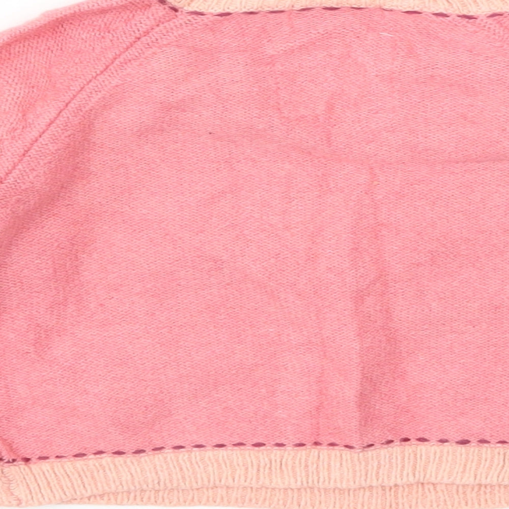 NEXT Girls Pink   Pullover Jumper Size 12-18 Months