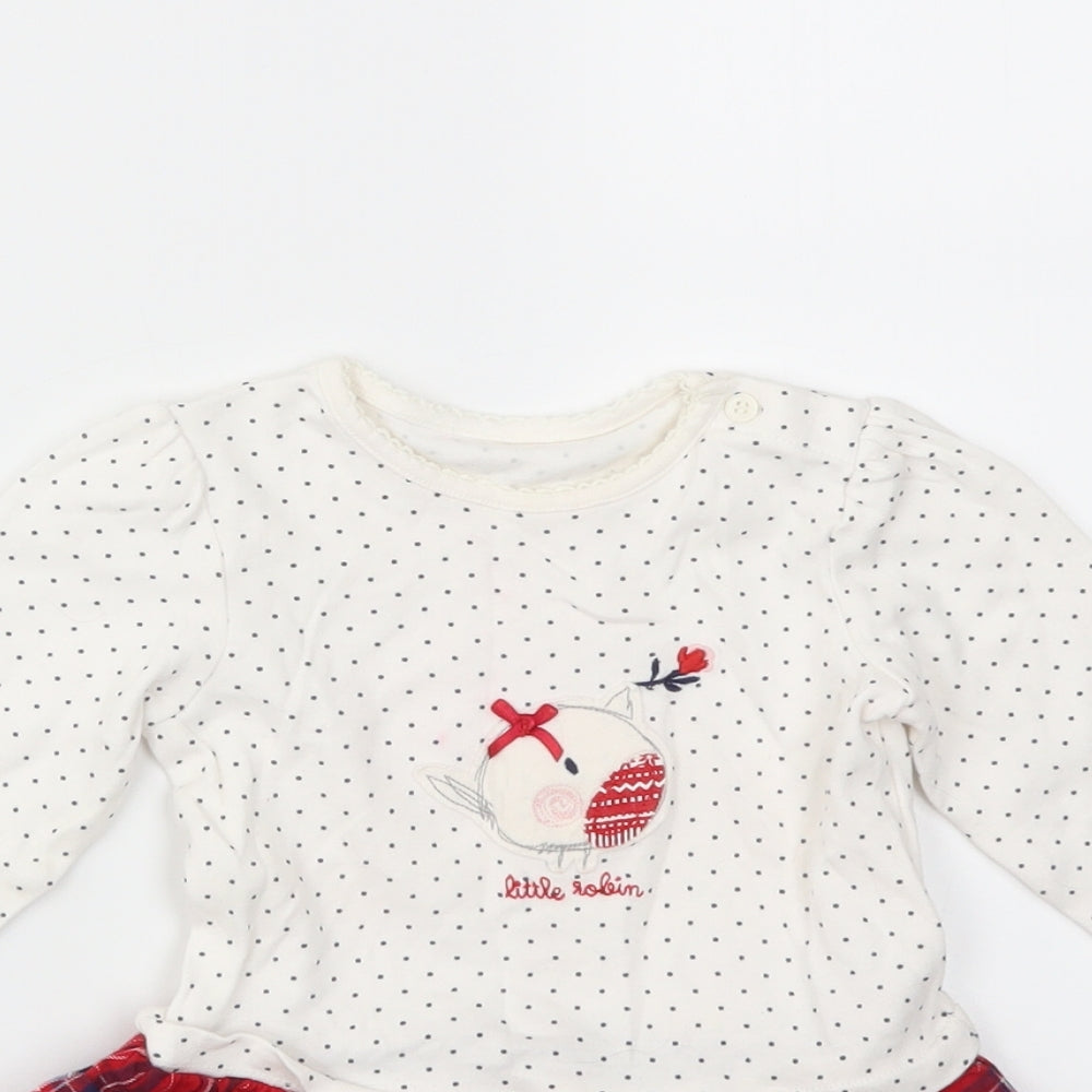 M Girls Multicoloured   Fit & Flare  Size 9-12 Months