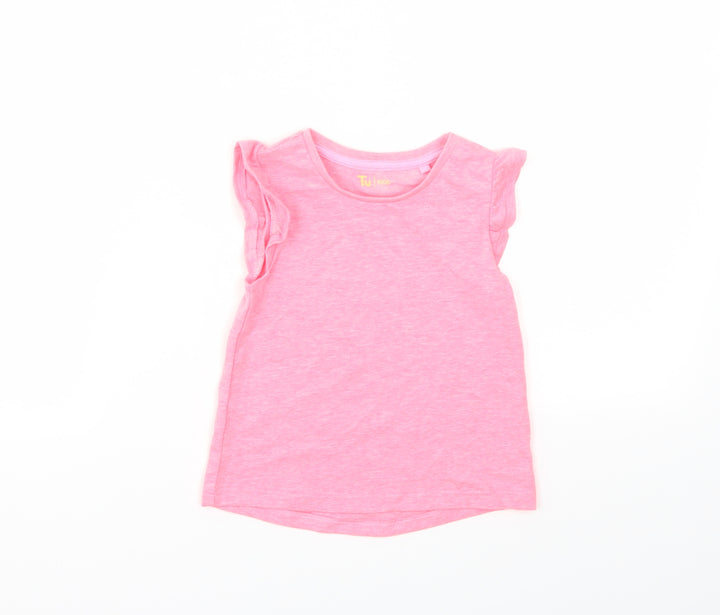 TU Girls Pink Basic T-Shirt Size 9-12 Months