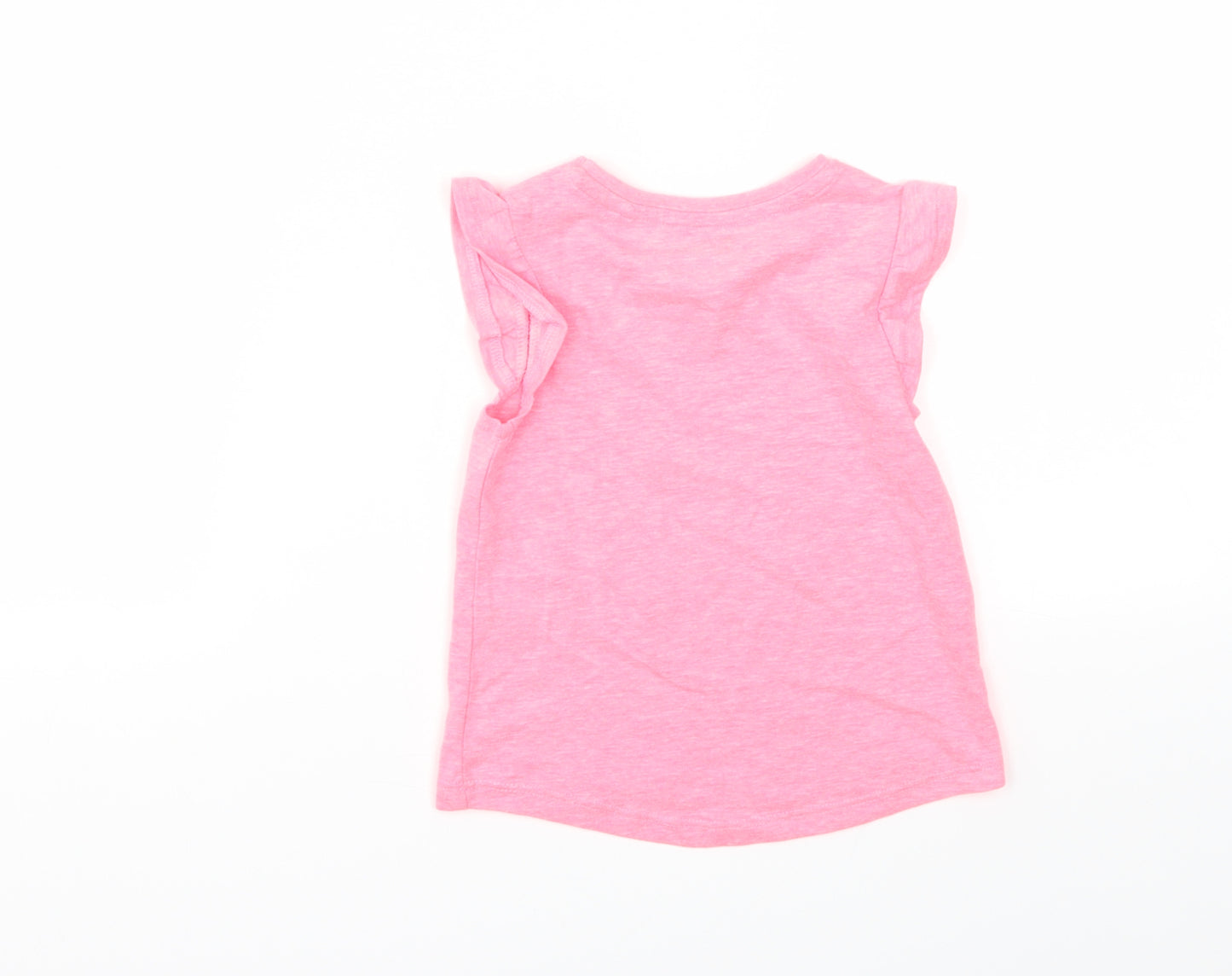 TU Girls Pink   Basic T-Shirt Size 9-12 Months