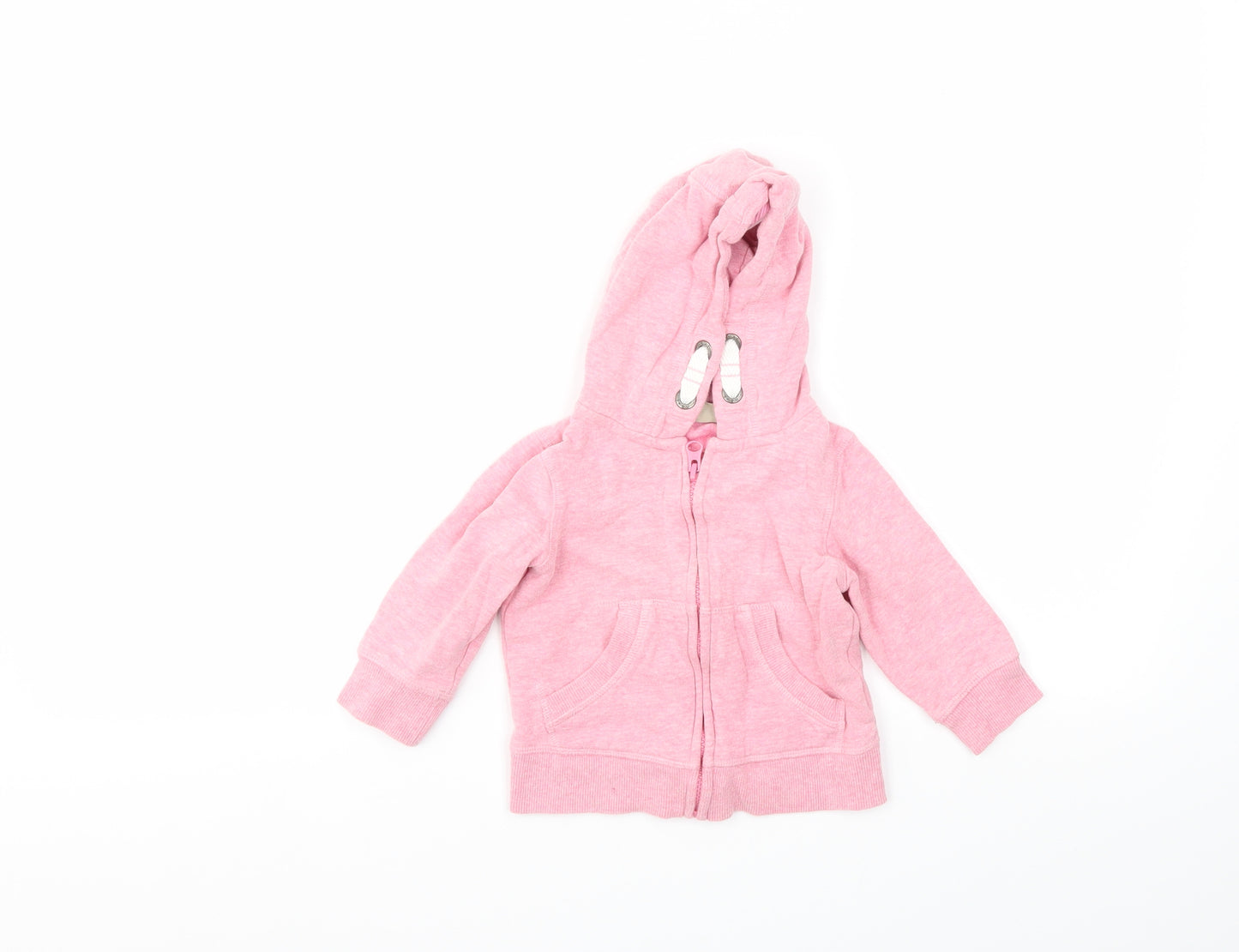 NEXT Girls Pink   Full Zip Jumper Size 9-10 Years