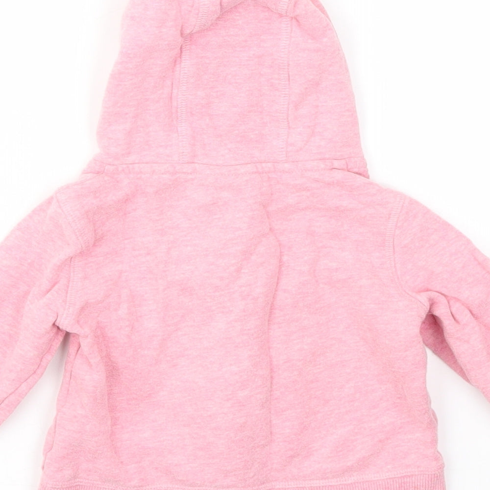 NEXT Girls Pink   Full Zip Jumper Size 9-10 Years