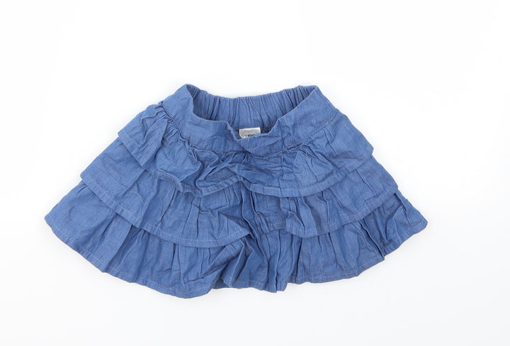 Matalan Girls Blue   Flare Skirt Size 12-18 Months