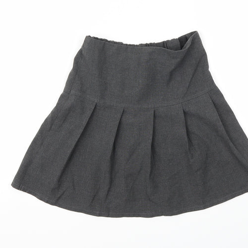 M&S Girls Grey   Flare Skirt Size 8-9 Years