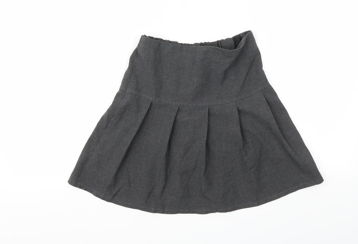 M&S Girls Grey   Flare Skirt Size 8-9 Years