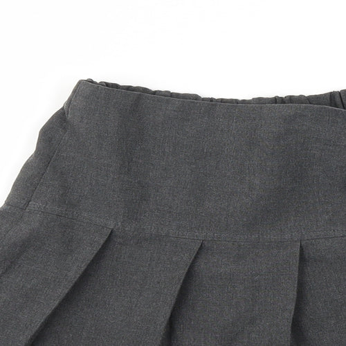 M&S Girls Grey   Flare Skirt Size 8-9 Years