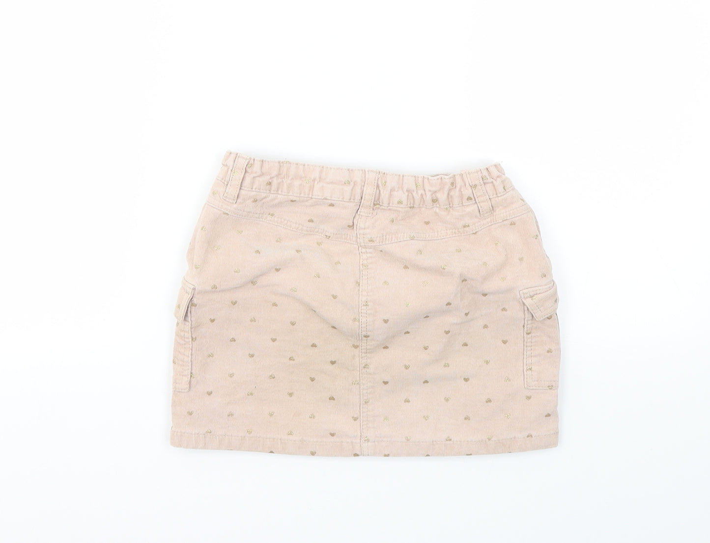 H&M Girls Pink Geometric  A-Line Skirt Size 9 Years