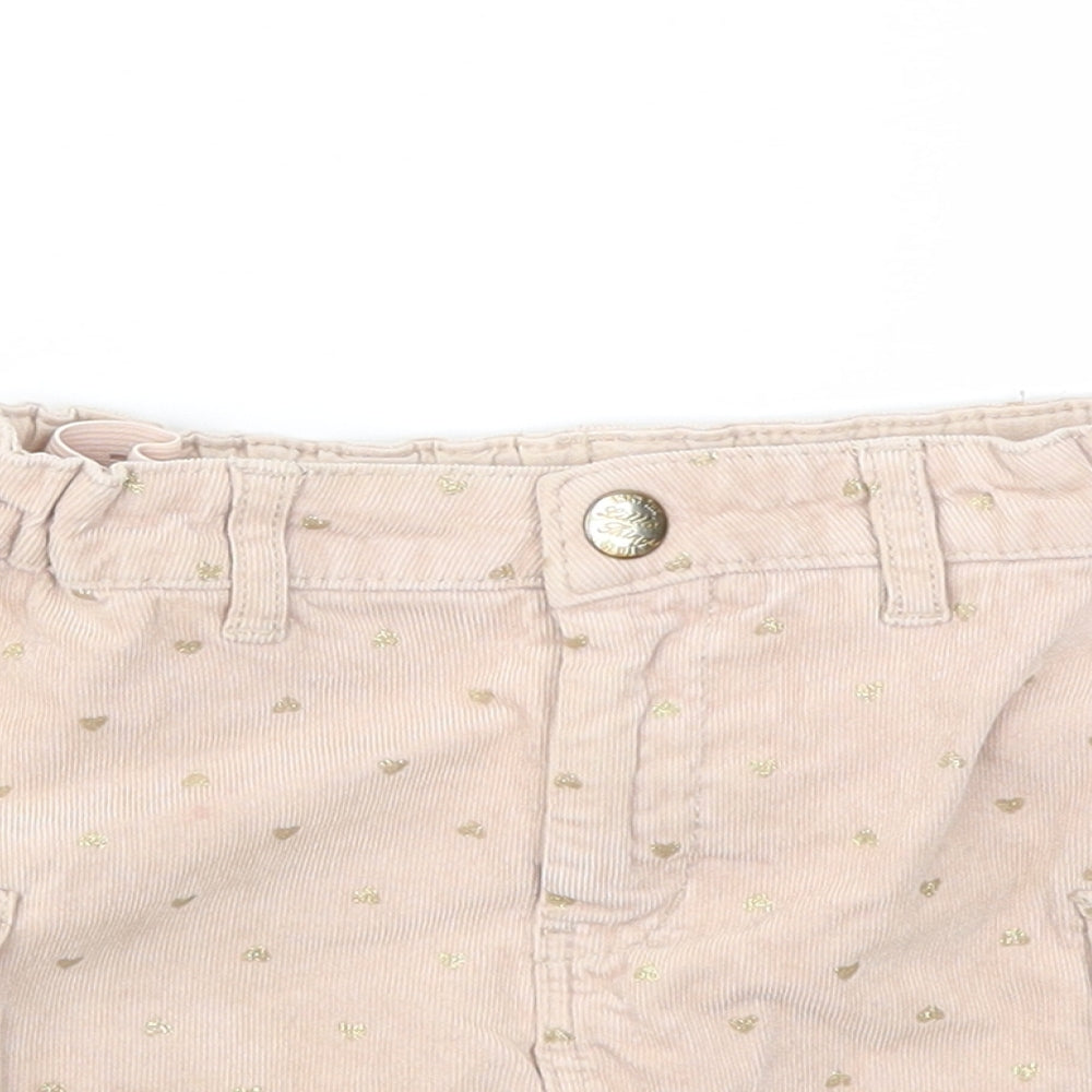 H&M Girls Pink Geometric  A-Line Skirt Size 9 Years