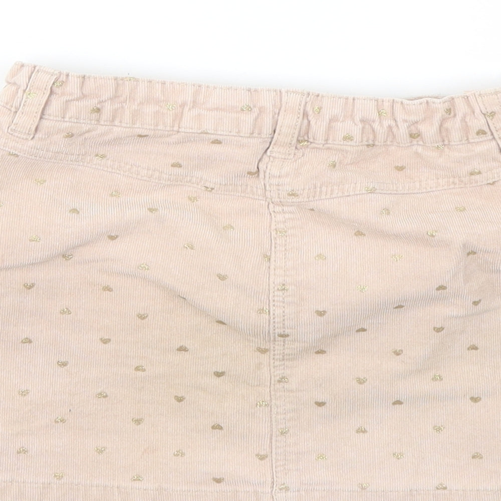H&M Girls Pink Geometric  A-Line Skirt Size 9 Years