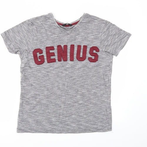 George Girls Grey   Basic T-Shirt Size 13-14 Years