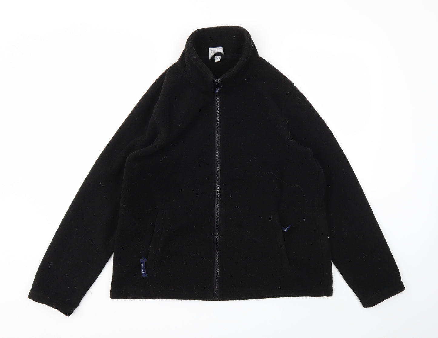 prouneek Womens Black   Full Zip Jumper Size 14