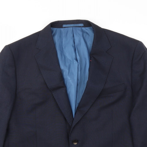 M&S Mens Blue   Jacket Blazer Size 44