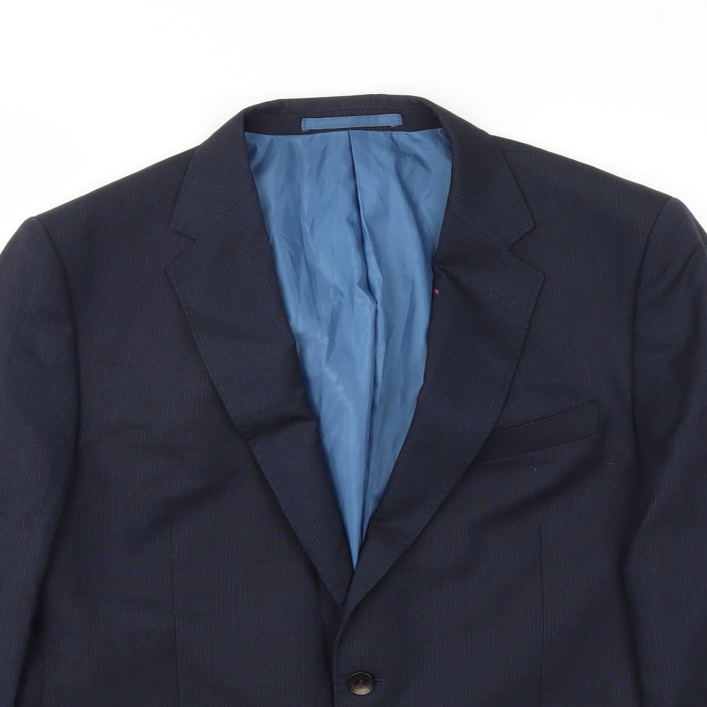 M&S Mens Blue   Jacket Blazer Size 44