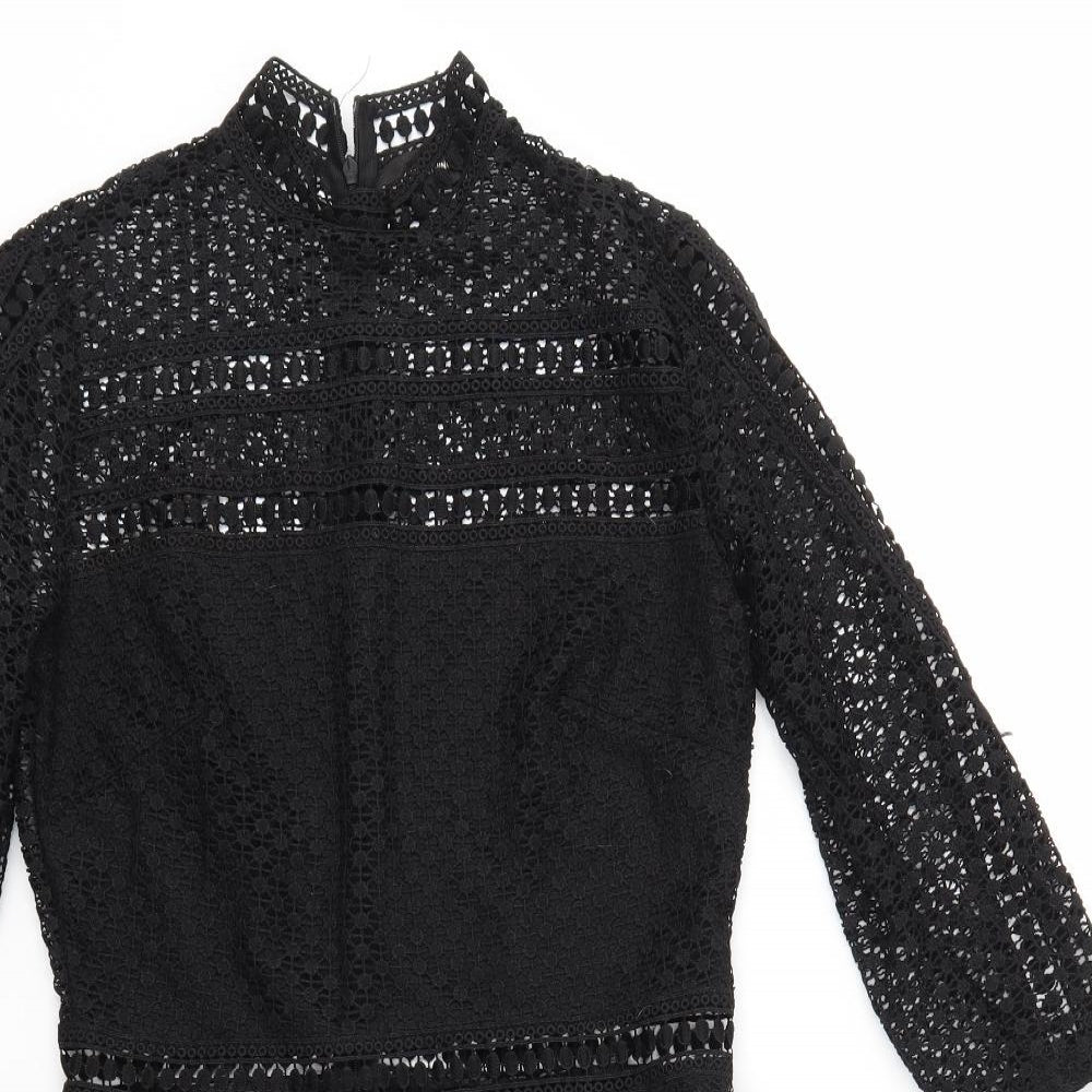 Pretty Little Thing  Womens Black   Fit & Flare  Size 10