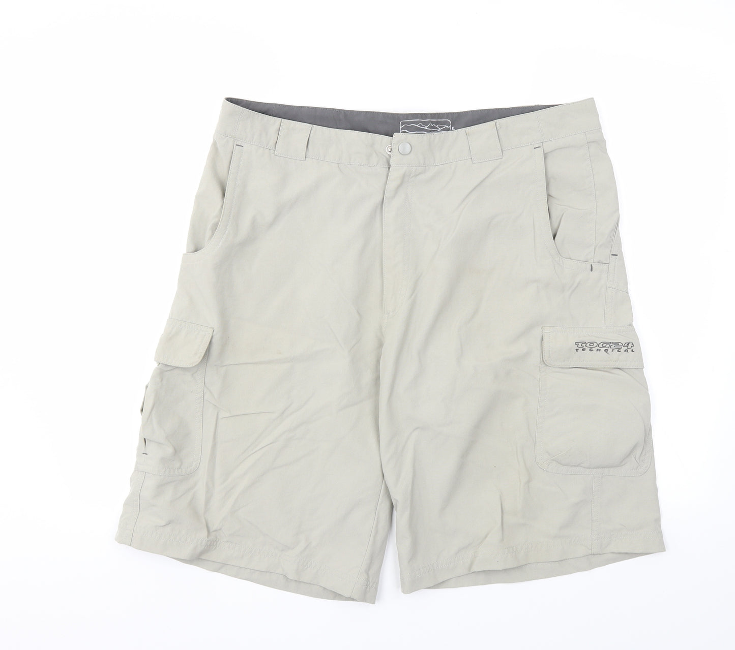 TOG24 Mens Beige   Cargo Shorts Size 36