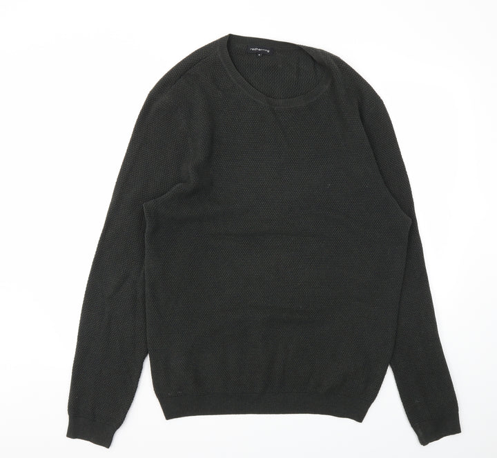 Debenhams Mens Green   Pullover Sweatshirt Size M